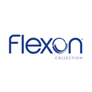 Flexon glasses frames brand logo